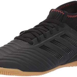 adidas Unisex-Kid's Predator 19.3 Indoor, Black/Black/Active red