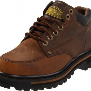 Skechers USA Men's Mariner Utility Boot,Dark Brown