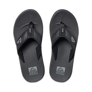 Reef Mens Phantom Sandals, Black