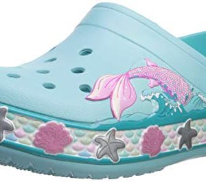 Crocs Kids' Fun Lab Mermaid Band Clog, Ice Blue