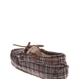 Minnetonka Boys Cassie Plaid Slipper