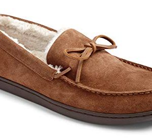 Vionic Men's Irving Adler Slipper with Durable Rubber Sole