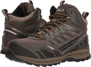 Fila Men's Hail Storm 3 Mid Composite Toe Trail Work Shoes Hiking