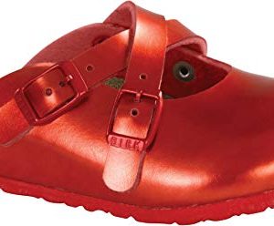 Birkenstock Dorian Kids Clogs, Soft Metallic Red