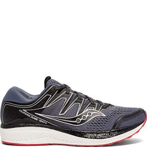 Saucony Men's Hurricane ISO 5 Running Shoe, Grey/Black