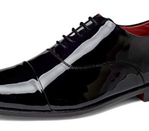 Carlos by Carlos Santana Men's Cap-Toe Tuxedo Oxford Dress Shoes