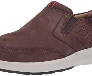 CLARKS Men's Un Trail Step Loafer, Brown Nubuck