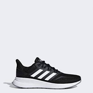 adidas Women's Falcon Running Shoe, Black/White/Grey