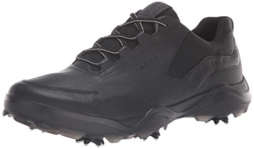 ECCO Men's Strike Gore-TEX Golf Shoe, Black Yak Leather Clout Wear 👟 ...