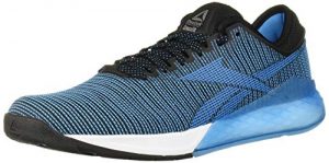 Reebok Men's Nano 9 Cross Trainer, Black/Cyan/White
