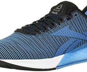 Reebok Men's Nano 9 Cross Trainer, Black/Cyan/White