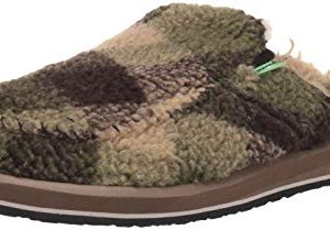 Sanuk Men's You Got My Back II Chill Mule, Brown Plaid