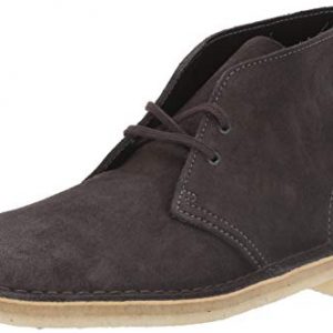 CLARKS Men's Desert Chukka Boot, Slate Grey Suede
