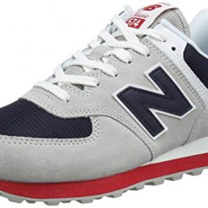New Balance Men's , Rain Cloud/Team Red