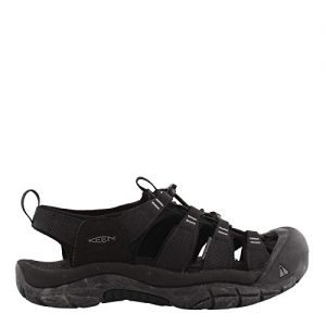 KEEN Men's Newport H2 Water Shoe, Black/Swirl Outsole