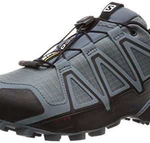 Salomon Men's Speedcross 4 Trail Running Shoes, Stormy Weather/Black/Stormy