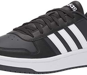adidas Men's Hoops 2.0 Sneaker, Black