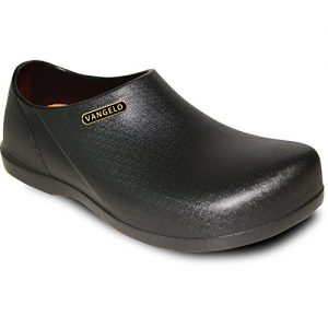 VANGELO Professional Slip Resistant Clog Unisex Work Shoe Carlisle Black