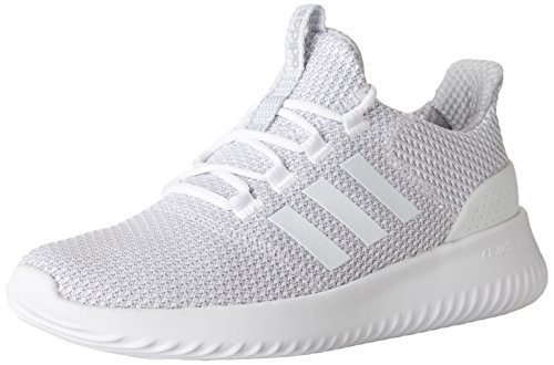 adidas Men's Cloudfoam Ultimate Running Shoe, White/White/Grey Clout ...