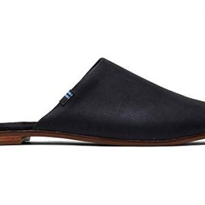TOMS Women's Jutti Mule Black Leather