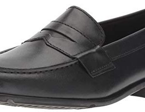 Rockport Men's Classic Lite Penny Loafer, Black/Black