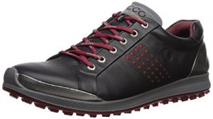 ECCO Men's Biom Hybrid 2 Hydromax Golf Shoe, Black/Brick