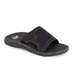 dockers Mens Landing Casual Slide Sandal Shoe, Black
