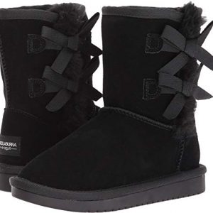 Koolaburra by UGG Girls' Victoria Short Fashion Boot, Black