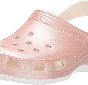 Crocs Classic Metallic Clog, Rose Gold