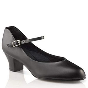 Capezio Jr. Footlight 550X Character Shoe (Little Kid/Big Kid),Black