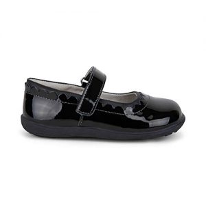 See Kai Run - Jane II Mary Jane Shoes for Kids, Black Patent