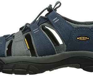 KEEN Men's Newport H2 Sandal, Midnight Navy/Neutral Gray