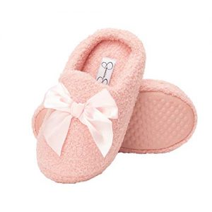Jessica Simpson Girls Slip-On Clogs - Fuzzy Comfy Warm Memory Foam Sherpa