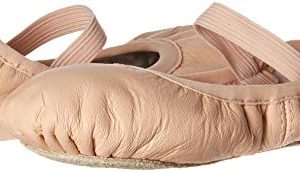 Bloch Dance Girl's Belle Full-Sole Leather Ballet Slipper/Shoe, Pink