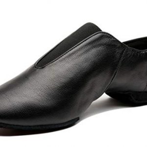 Mrsdressshop Unisex Leather Upper Jazz Ballet Dancing Shoes Slip-on