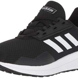 adidas Unisex-Kid's Duramo 9 Running Shoe, Black/White/Black