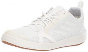 adidas Men's Terrex CC Boat Water Shoe, Non-Dyed/Chalk White/Grey