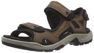 ECCO Men's Yucatan outdoor offroad hiking sandal, Espresso/Cocoa Brown/Black