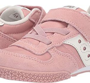 Saucony Kids Girl's Bullet Jr (Toddler/Little Kid) Pink/Cream