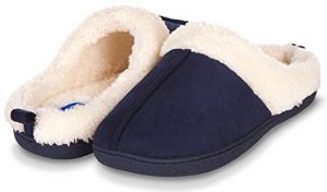 Floopi Womens Indoor Outdoor Fur Lined Clog Slipper