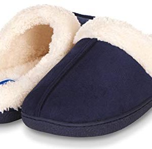 Floopi Womens Indoor Outdoor Fur Lined Clog Slipper