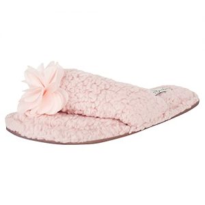 Jessica Simpson Women's Fluffy Plush Slide-On Sandal