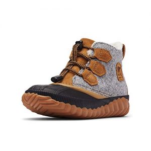 Sorel Out N About Plus Boot - Girls' Quarry/Camel Brown