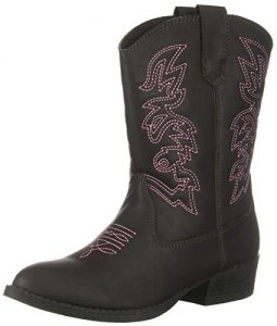 Kid's Ranch Pull On Western Cowboy Fashion Comfort Boot