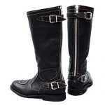 GJHYJK Mens Large Size Biker Boots Knee High