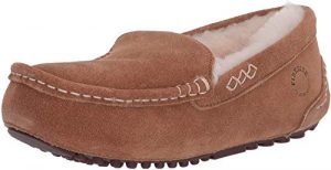 Dearfoams Women's Fireside Water Resistent Moccasin Slipper