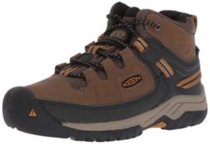 KEEN Big Kid's Targhee Mid Height Waterproof Hiking Boot