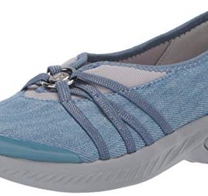 BZees womens Niche Sneaker, Washed Denim Fabric