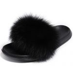 Valpeak Fur Slippers Slides for Women