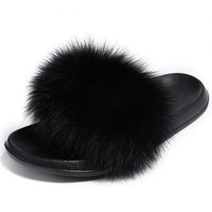 Valpeak Fur Slippers Slides for Women
